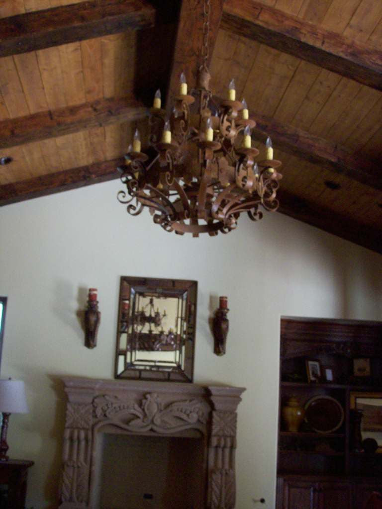 2 Tier Castillo Iron Chandelier