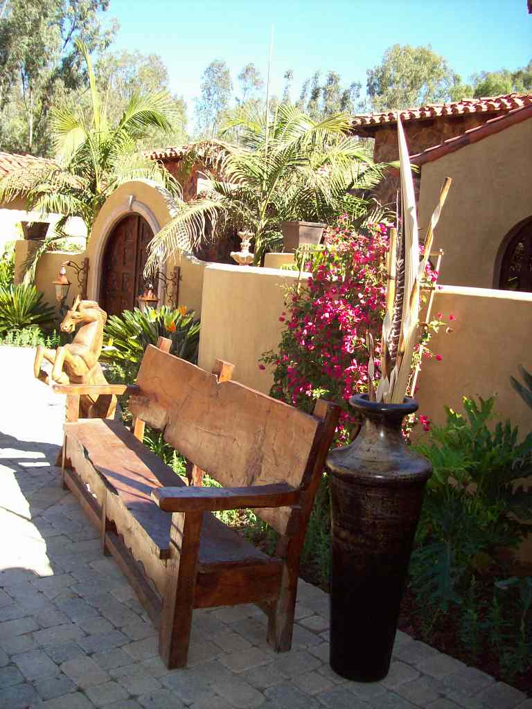 Parota Live Edge Wood Bench