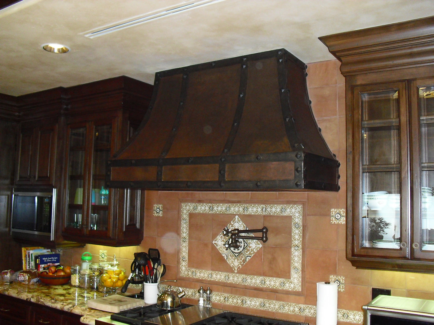 Custom Made Iron Range Hood