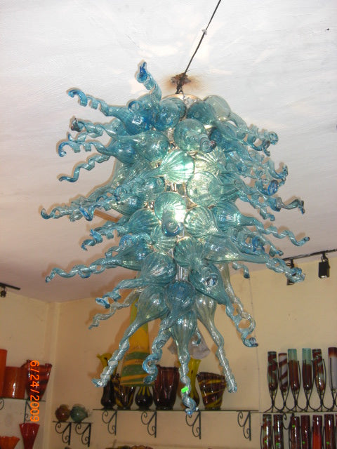 Hand-Blown Medusa Chandelier