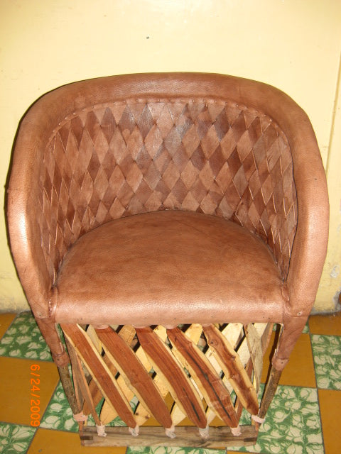 Equipale "Jr" chair with woven back