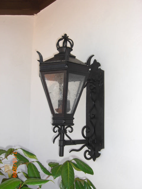 Great Horned Owl Iron Sconce