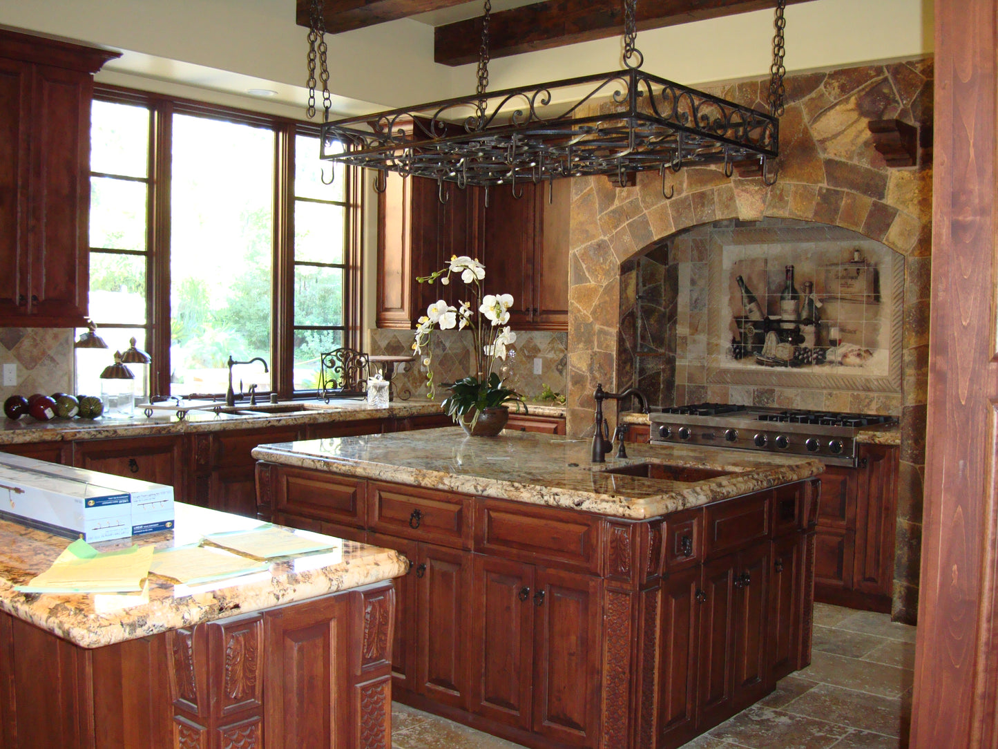Iron Pot Rack