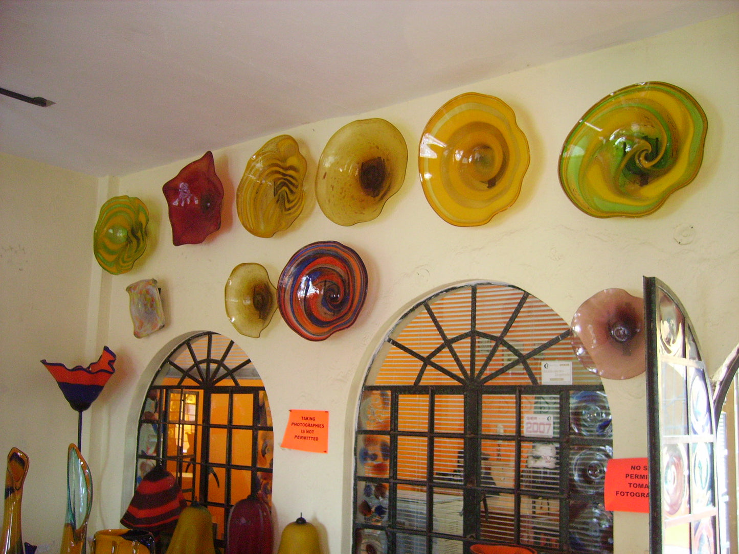 Hand Blown Glass Plates