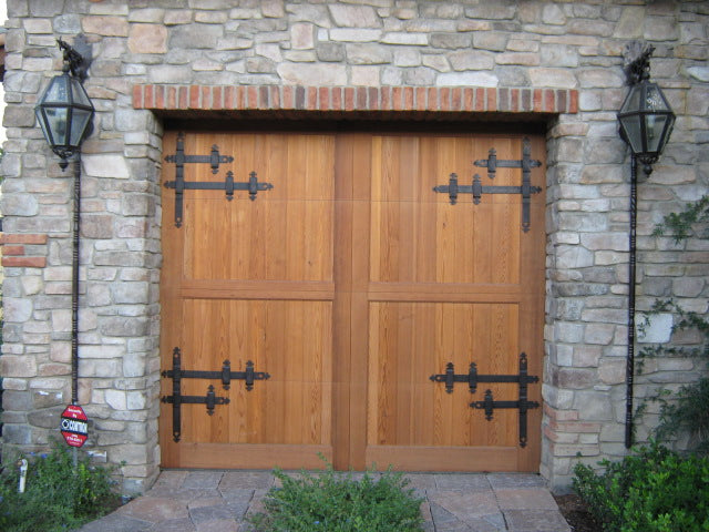 Custom Iron Garage Door Hardware