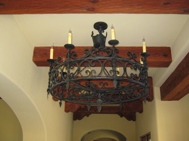 8 Light Crown Chandelier