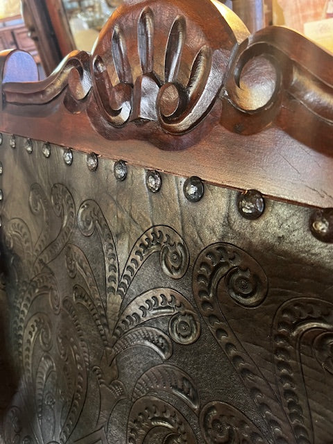 Mesquite Wood Armchair Rocker