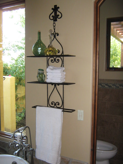 Iron Hanging Towel Rack