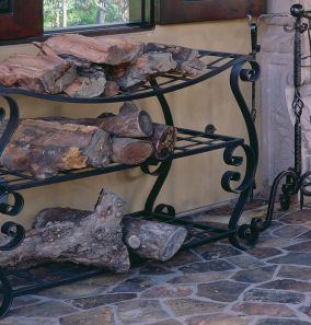 Iron Firewood Holder