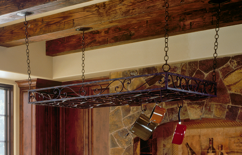 Iron Pot Rack