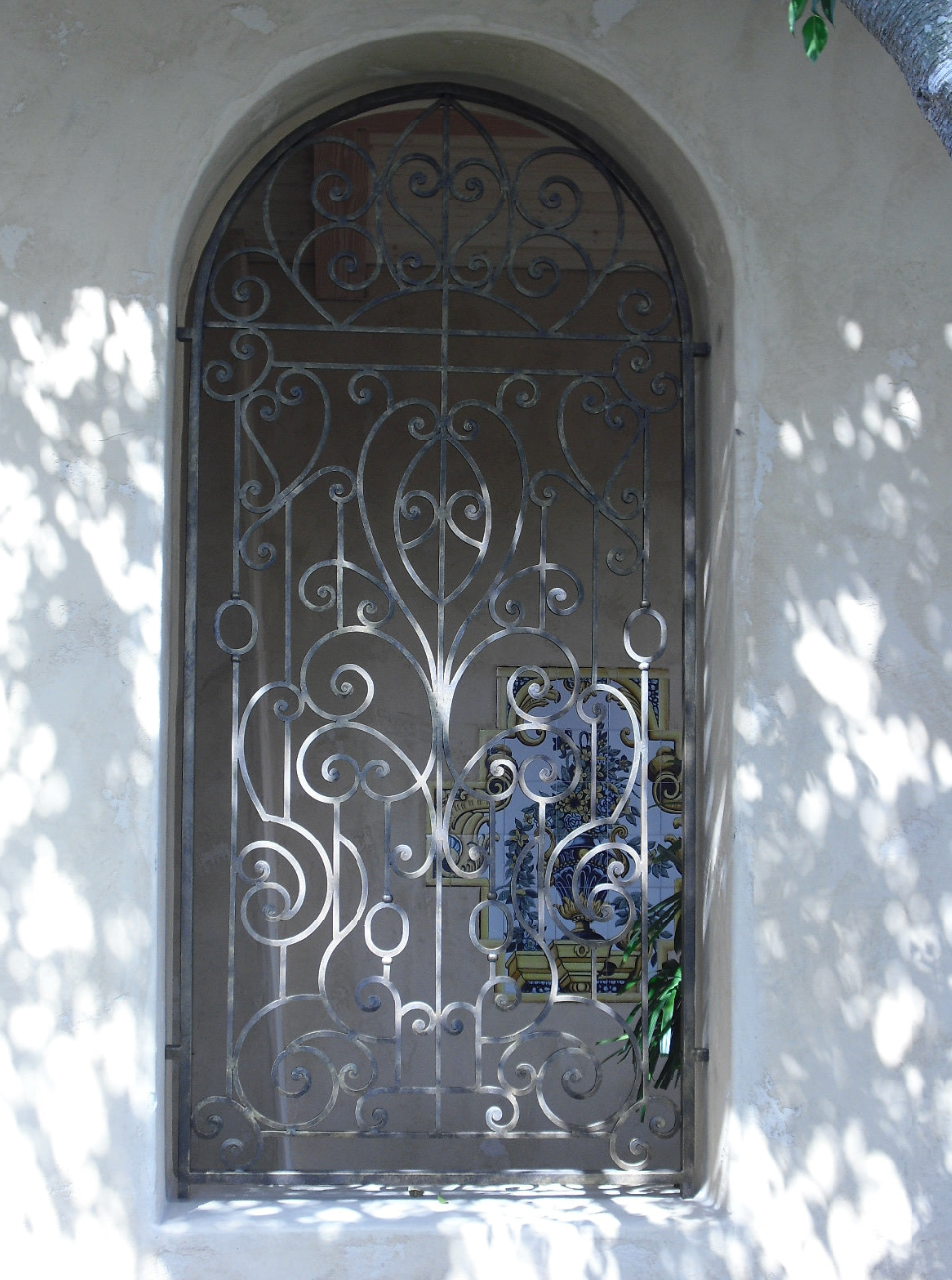 Iron Scroll Window Grate (Powder Coated)