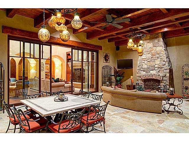 Amber Crackled Glass with Iron Frame Light Fixture